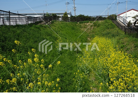 Shoryuji Castle earthworks and dry moat remains 127268518