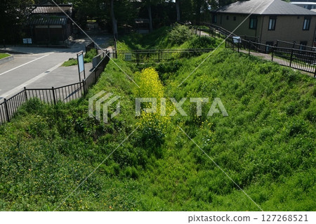Shoryuji Castle earthworks and dry moat remains Shoryuji Castle earthworks and dry moat remains 127268521