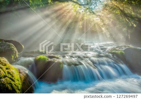 Kikuchi Valley and the Rays of Light Kikuchi Valley and the Rays of Light 127269497