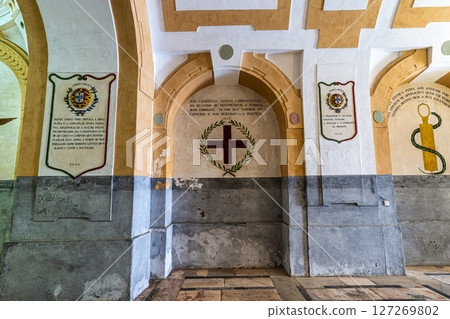 Elvas, Portugal - Apr 02, 2025: Interior of the Fort Nossa Senhora da Graca at Elvas in Alentejo, Portugal. 127269802