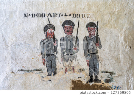 Elvas, Portugal - Apr 02, 2025: Interior of the Fort Nossa Senhora da Graca at Elvas in Alentejo, Portugal. 127269805