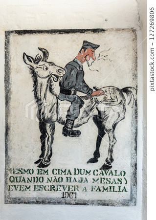 Elvas, Portugal - Apr 02, 2025: Interior of the Fort Nossa Senhora da Graca at Elvas in Alentejo, Portugal. 127269806