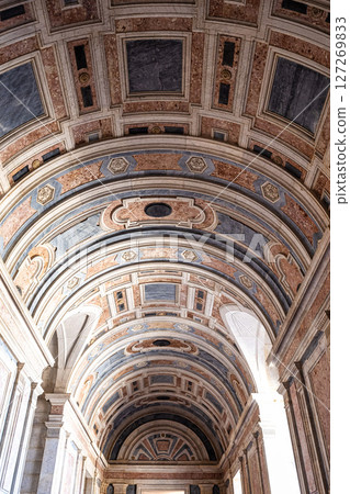 Mafra, Portugal - Apr 11, 2025: Interior of the Mafra National Palace at Mafra, Portugal. 127269833