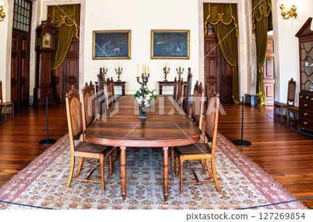 Mafra, Portugal - Apr 11, 2025: Interior of the Mafra National Palace at Mafra, Portugal. 127269854