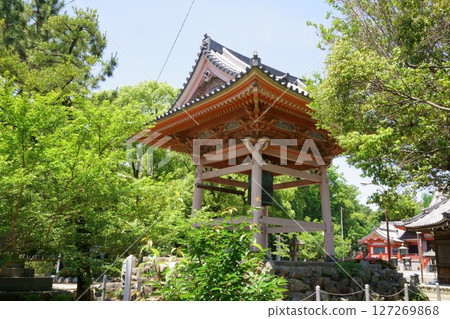 Jimokuji Kannon Bell Tower Bell Owari Four Kannon 127269868
