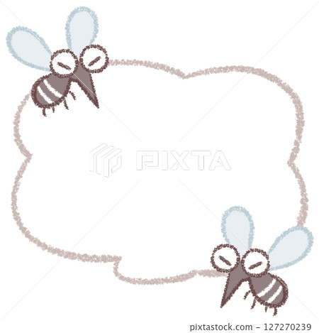 Two mosquitoes and a frame 127270239