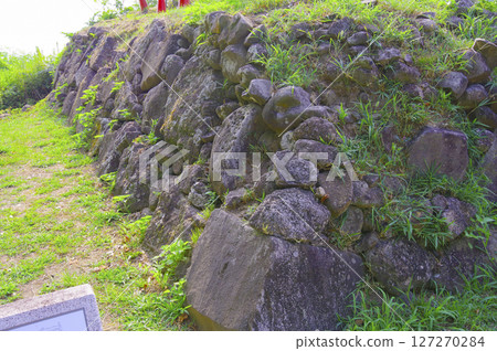 長崎縣原城遺址殘存的石牆風景 長崎縣原城遺址殘存的石牆風景 127270284