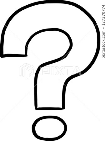 Handwritten question mark Handwritten question mark 127270774