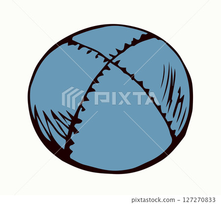 Vector drawing. Jewish clothing yarmulke 127270833