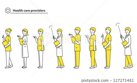 Medical worker avatar set 2c Medical worker avatar set 2c 127271481