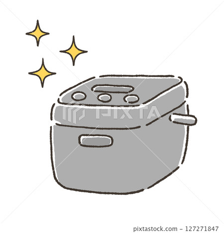 乾淨的電飯煲的插圖 127271847