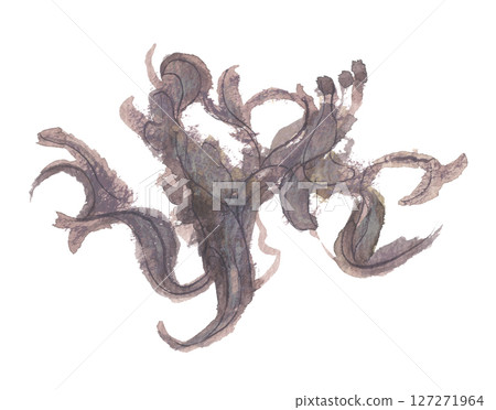 Watercolor painting of Kaininsou Makuri 127271964