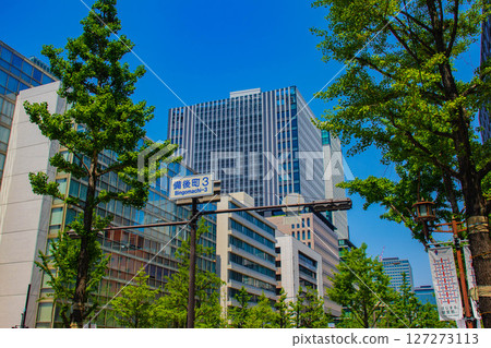 [Osaka Scenery] Buildings along Midosuji (from Yodoyabashi to Shinsaibashi) 127273113