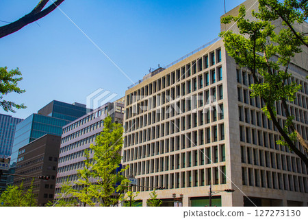 [Osaka Scenery] Buildings along Midosuji (from Yodoyabashi to Shinsaibashi) 127273130