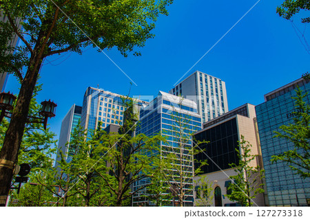 [Osaka Scenery] Buildings along Midosuji (from Yodoyabashi to Shinsaibashi) 127273318