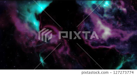 Abstract geometric colorful graphic design print honeycomb pattern universe. Vector illustration. Abstract geometric colorful graphic design print honeycomb pattern universe. Vector illustration. 127273774