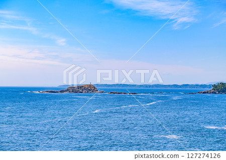 A small fishing port and cape in Rikuzentakata, Iwate Prefecture 127274126
