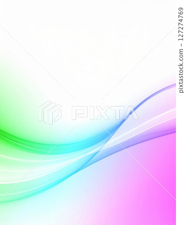 Abstract multicolor 3d gradient background with hi-tech elements and waves 127274769