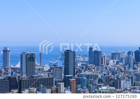 Early summer cityscape of Kobe (Chuo-ku, Kobe, Hyogo Prefecture) 127275280