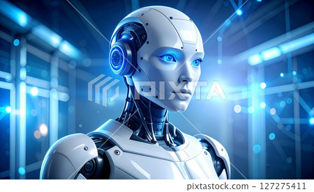 AI illustration humanoid robot AI illustration humanoid robot 127275411