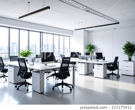 AI-illustrated office scenery AI-illustrated office scenery 127275412