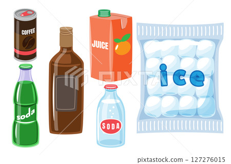 Set of Beverage Packaging Set of Beverage Packaging 127276015