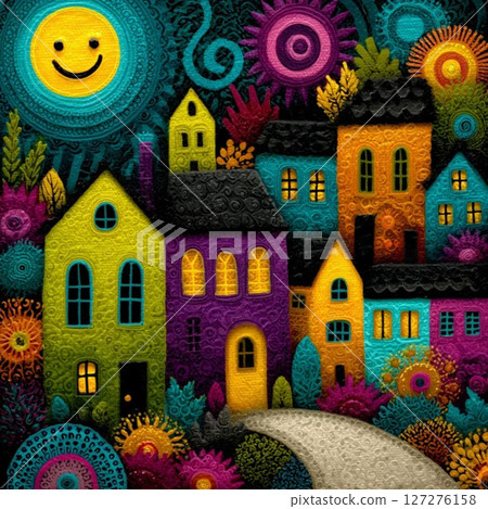 Cute city night 127276158