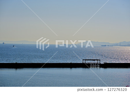 Akashi Kaikyo Bridge and Kobe Sky Bridge Akashi Kaikyo Bridge and Kobe Sky Bridge 127276320