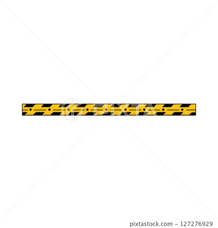 Illustration of Danger Line 127276929