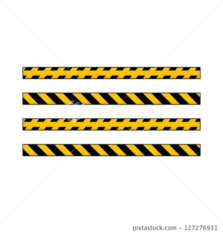 Illustration of Danger Line Illustration of Danger Line 127276931