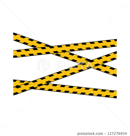 Illustration of Danger Line 127276934
