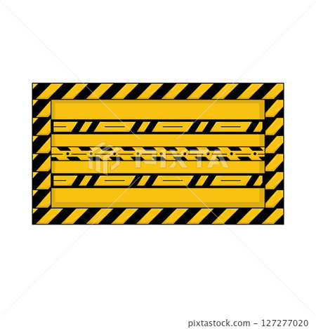 Illustration of Danger Line 127277020