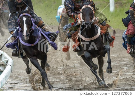 相馬野馬追：福島縣南相馬市的裝飾馬 127277066