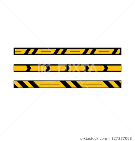 Illustration of Danger Line 127277098