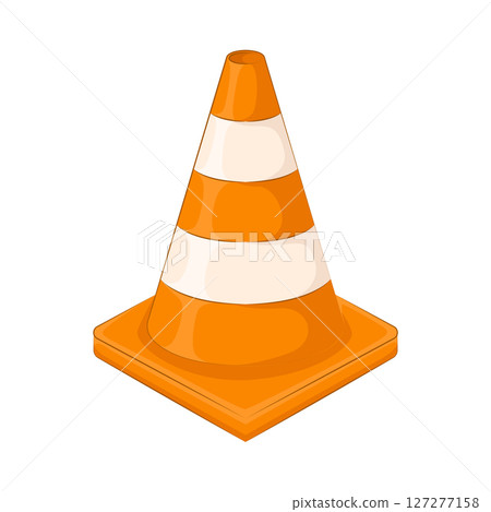 Illustration of Traffic Cone Illustration of Traffic Cone 127277158
