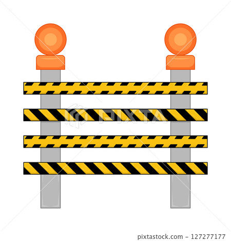 Illustration of Danger Line Illustration of Danger Line 127277177