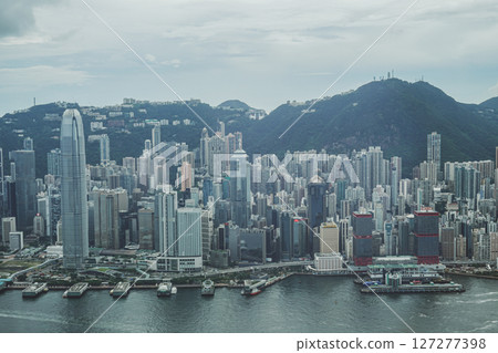 從Sky100天文台看到的香港城市景觀 127277398