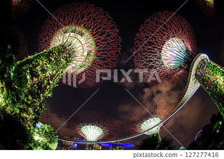 Beautiful illuminated night view Beautiful illuminated night view 127277416