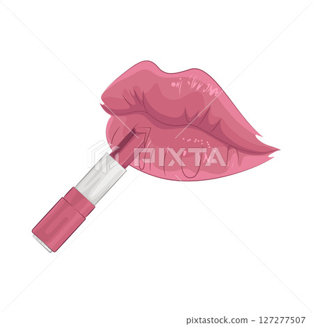 Illustration of Lipstick Illustration of Lipstick 127277507