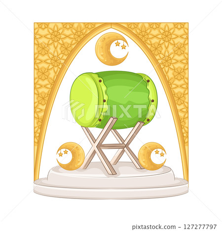 Illustration of Bedug Illustration of Bedug 127277797