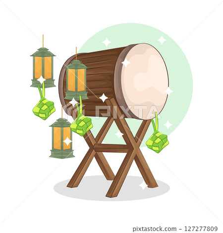Illustration of Bedug Illustration of Bedug 127277809
