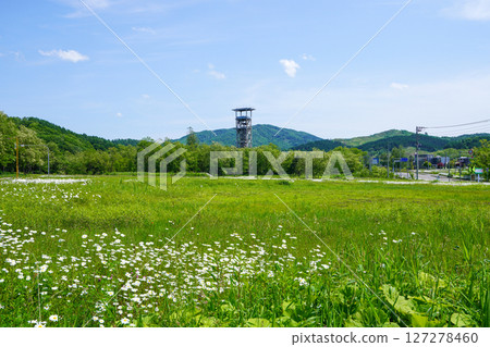 Former Mitsui Sunagawa Colliery Central shaft pit 127278460