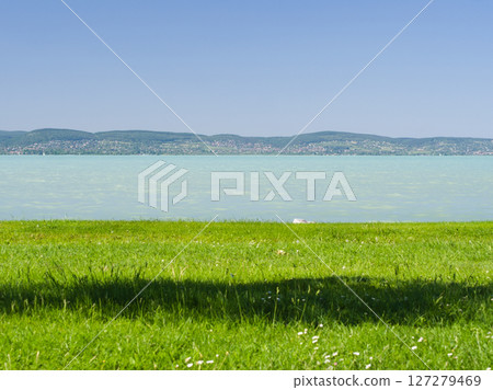 Lake Balaton Shoreline Panorama 127279469