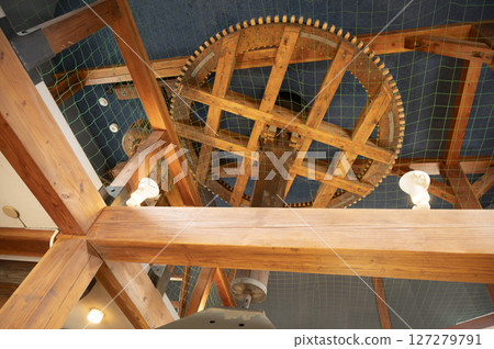 Windmill gears in Andersen Park 127279791