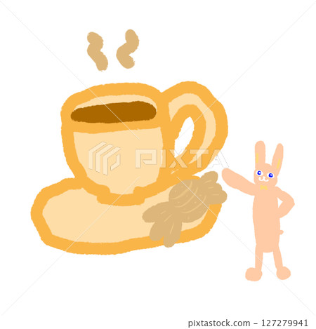 兔子叫你休息一下的插圖（JPG/PNG） 127279941