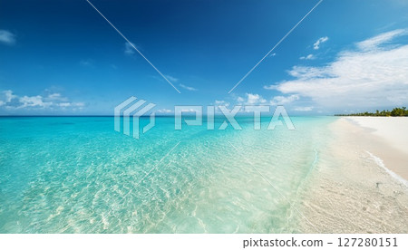 Mysterious sea with outstanding transparency 2 127280151