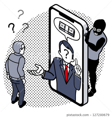 特殊詐騙－假冒律師和老人透過智慧型手機索取現金；騙子密切注意情況 127280679