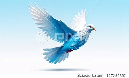 Stylized Geometric Dove, Minimalist Peace Symbol, Holy Spirit, and Divine Grace. Excellent for religious branding, peace initiatives, and spiritual concepts. Stylized Geometric Dove, Minimalist Peace Symbol, Holy Spirit, and Divine Grace. Excellent for religious branding, peace initiatives, and spiritual concepts. 127280862