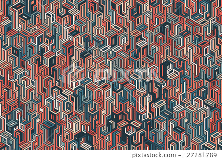 Background geometric pattern colorful pattern 127281789