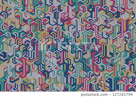 Background geometric pattern colorful pattern Background geometric pattern colorful pattern 127281794